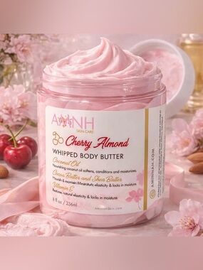 Aminnah Cherry Almond Whipped Body Butter